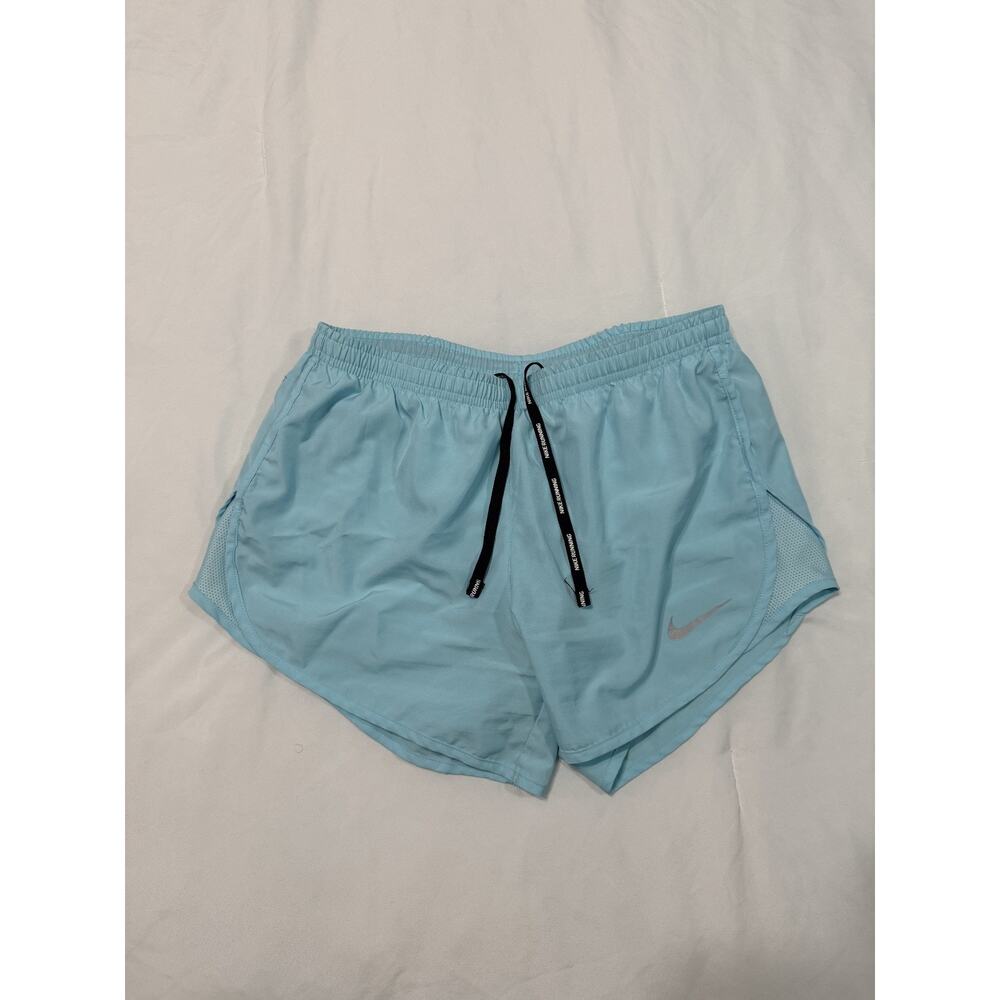 Nike running shorts light blue women's